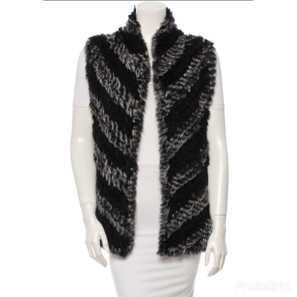 Marc by Marc Jacobs Haworth Genuine Rabbit Vest